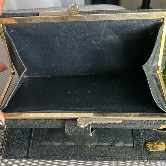 Authentic Gucci GG Web Monogram Design Handbag Matching Wallet - Navy - Picture 13 of 16